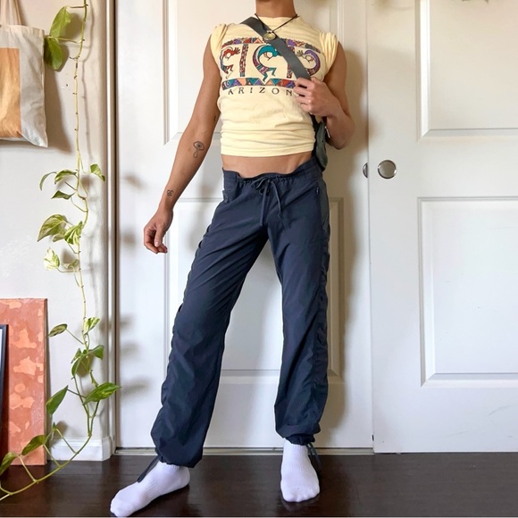 Gray Athleta Drawstring Pants - Picture 1 of 6